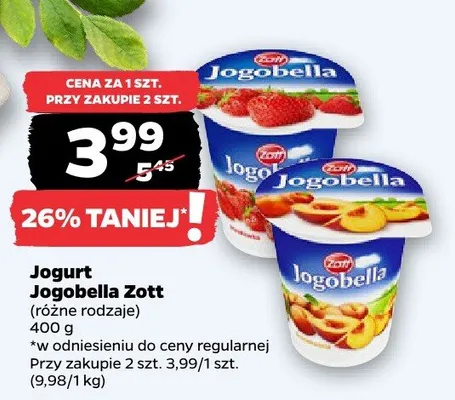 Jogurt Zott (różne rodzaje) promocja w Netto