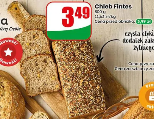 Chleb Fintes promocja w Dino