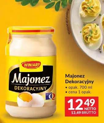 Majonez Dekoracyjny promocja w Makro