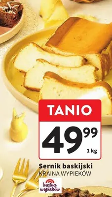 Sernik baskijski promocja w Intermarche