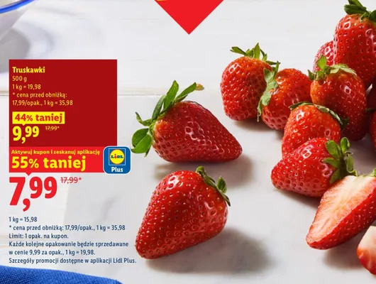 Truskawki promocja w Lidl
