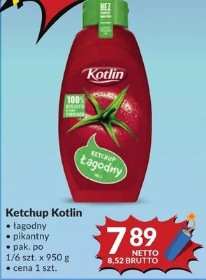 Ketchup Kotlin łagodny promocja w Makro