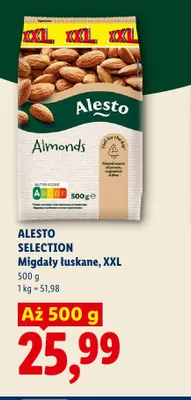 Migdały łuskane Alesto Selection XXL promocja w Lidl