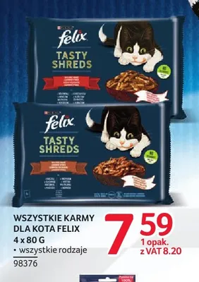 Karma dla kota Felix 4-pak promocja w Selgros