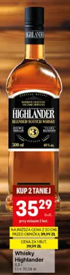 Whisky Highlander Blended Scotch promocja w Delikatesy Centrum