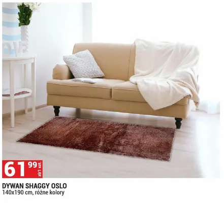 Dywan Shaggy Oslo promocja w Merkury Market