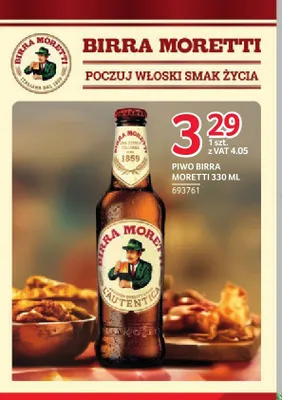Piwo Birra Moretti promocja w Selgros