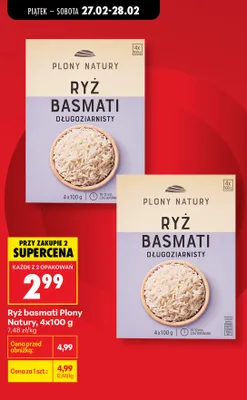 Ryż basmati długoziarnisty promocja w Biedronka