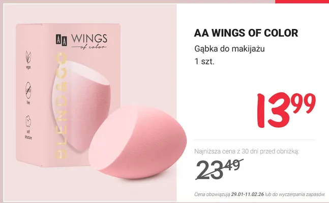Gąbka do makijażu promocja w Rossmann