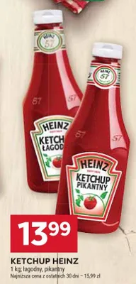 Ketchup łagodny Heinz promocja w Stokrotka