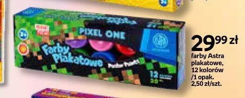 Farby Astra plakatowe Pixel One promocja w Empik