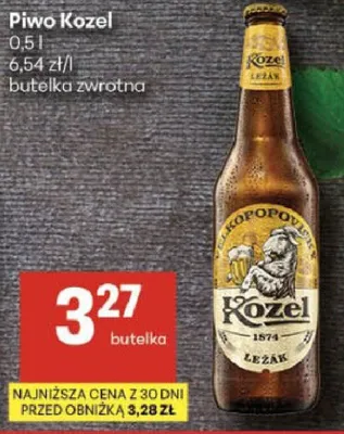 Piwo Kozel promocja w Delikatesy Centrum