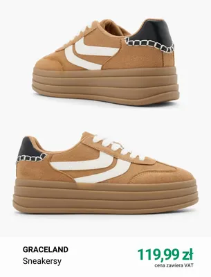 Sneakersy Graceland promocja w Deichmann