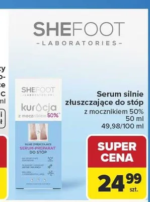 Serum silnie złuszczające do stóp Shefoot promocja w Carrefour