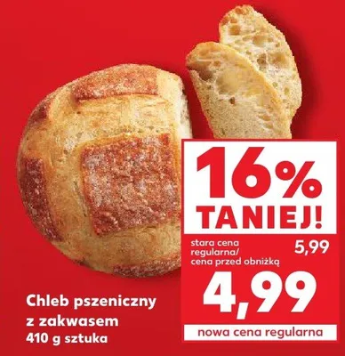 Chleb pszeniczny z zakwasem promocja w Kaufland