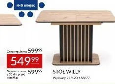 Stół Willy promocja w Abra Meble