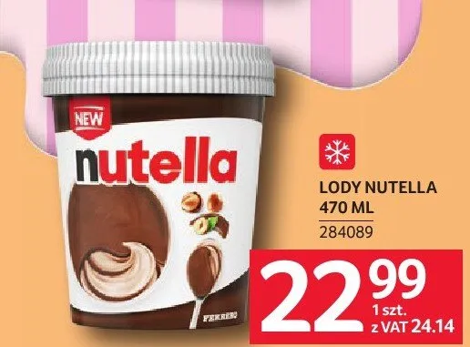 Lody Nutella promocja w Selgros