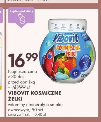 Suplement diety Vibovit Kosmiczne Żelki promocja w Super-Pharm