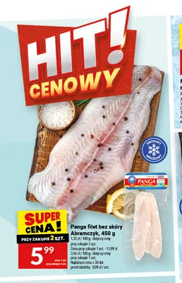 Panga filet bez skóry Abramczyk promocja w Twój Market