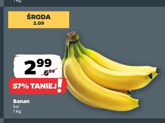 Banany promocja w Netto