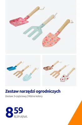 Zestaw narzędzi ogrodniczych 3-częściowy promocja w Action