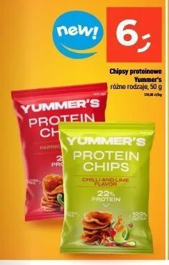 Chipsy proteinowe Yummer's Paprika promocja w Dealz