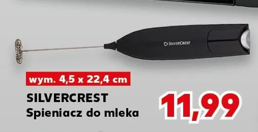 Spieniacz do mleka Silvercrest promocja w Kaufland