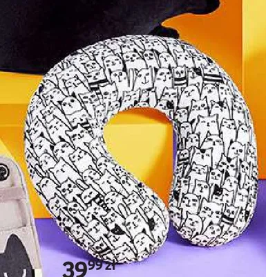 Poduszka podróżna Purrrfect School promocja w Empik