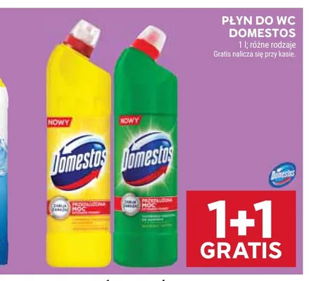 Płyn do WC Domestos promocja w Stokrotka