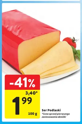 Ser podlaski promocja w Intermarche