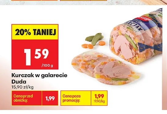 Kurczak w galarecie Duda promocja w Biedronka