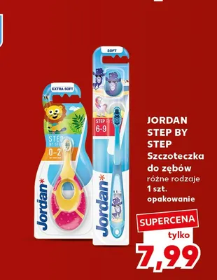 Szczoteczka do zębów Step by Step Jordan promocja w Kaufland