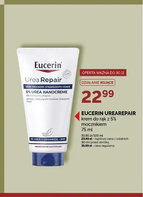 Krem do rąk z 5% mocznikiem UreaRepair Eucerin promocja w Ziko Dermo