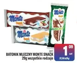 Batonik mleczny snack promocja w Tomi Markt