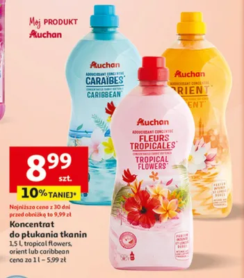 Koncentrat do płukania tkanin tropical flowers, orient lub caribbean promocja w Auchan