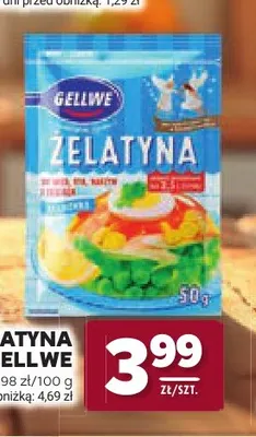 Żelatyna spożywcza Gellwe promocja w Stokrotka