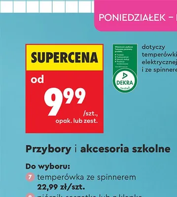 Temperówka ze spinnerem Kayet promocja w Biedronka