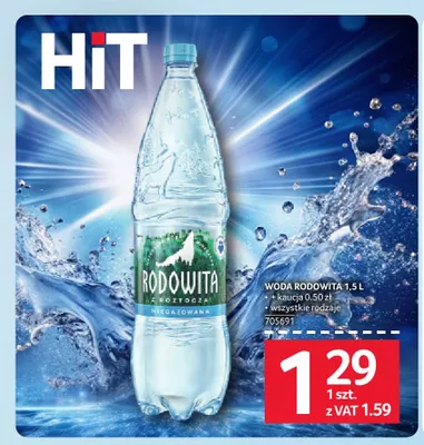 Woda Rodowita promocja w Selgros
