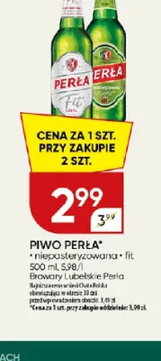 Piwo Perła Niepasteryzowana promocja w Chata Polska