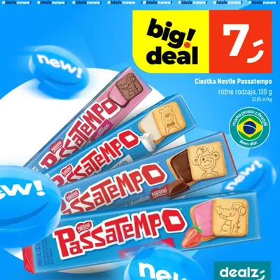 Ciastka Passatempo różne rodzaje promocja w Dealz