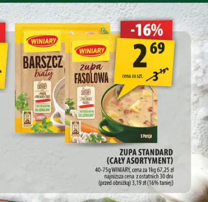 Zupa Barszcz biały Winiary promocja w Arhelan