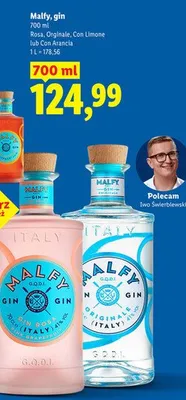 Gin Malfy Rosa promocja w Lidl