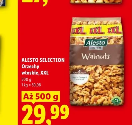 Orzechy włoskie Alesto Selection XXL promocja w Lidl