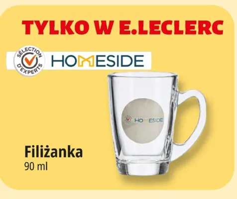 Filiżanka Homeside 90 ml promocja w Leclerc