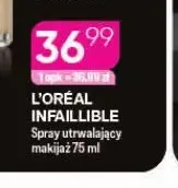 Spray utrwalający makijaż L'Oréal Infaillible promocja w Drogerie Koliber