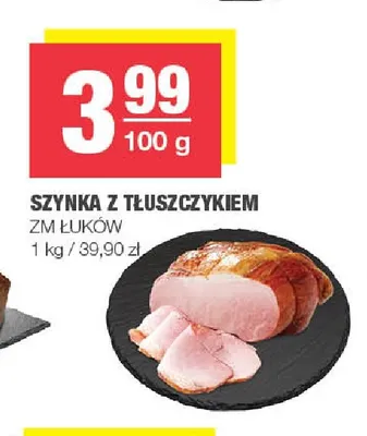 Szynka z tłuszczykiem ZM Łuków promocja w SPAR