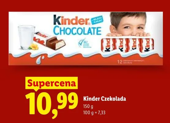 Kinder Czekolada promocja w Lidl