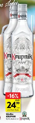 Wódka Krupnik promocja w Intermarche