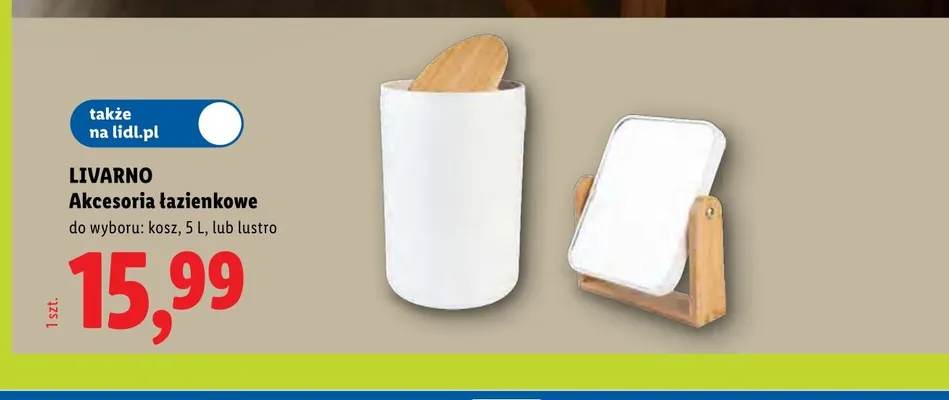 Lustro łazienkowe LIVARNO promocja w Lidl
