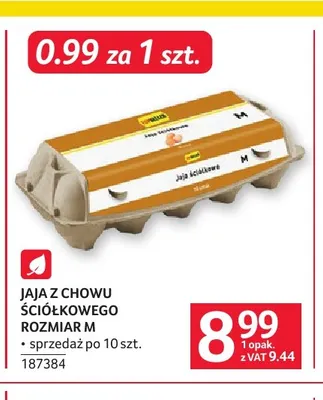 Jajka kurze z chowu ściółkowego rozmiar M Topseller promocja w Selgros